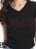 森马（Semir）短袖t恤女短款修身圆领内搭26夏凉感收腰V领上衣辣妹109326100003 实拍图