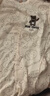 猫人（MiiOW）【防螨抗菌纯棉】女士睡裙睡衣女可爱小熊套头家居服米白L 实拍图