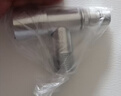 九牧（JOMOO）洗衣机角阀龙头水嘴不锈钢4分卡扣螺纹接口银色X74108-818/1C-1 实拍图