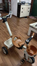 BABYJOEY英国儿童三轮车脚踏车1-5岁简易自行车多功能手推车小蜜蜂 复古咖 实拍图