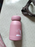 【京东物流送货上门】萌萌兔卡通水杯女牛奶玻璃杯创意便携杯子 粉色萌萌兔 330ml 1只 实拍图