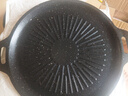 麦饭石烤肉盘家用不粘锅铁板烧韩式烤肉锅电磁炉卡式炉户外烤盘 太阳花烤盘 28cm 实拍图