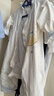 爱宝适婴儿连体衣a类纯棉春秋宝宝爬服外出服和尚服月亮熊80cmT214 实拍图