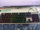 惠普（HP）K500Y真机械手感键盘 朋克蒸汽复古有线游戏专用吃鸡笔记本电脑电竞lol办公键盘 黑色彩光方帽 实拍图