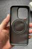倍思支点壳【自带支架】适用iphone16pro手机壳苹果16pro保护套磁吸支架磨砂防摔MagSafe磁吸充电 实拍图