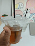 双枪（Suncha）奶茶杯一次性塑料水杯带盖吸管露营外带便携用咖啡杯400ML*20套 实拍图