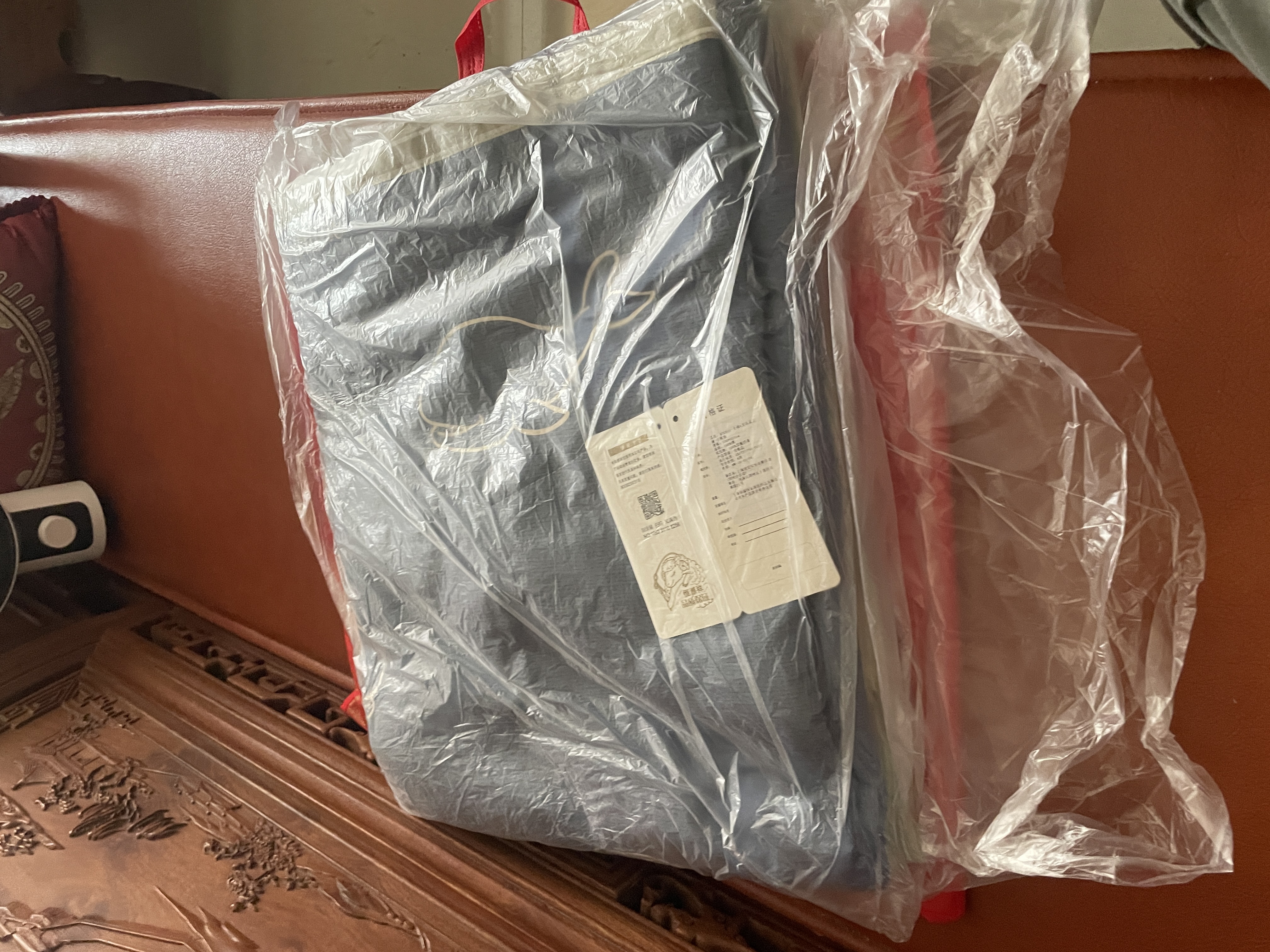 恒源祥100%全棉被子A类抗菌纯棉夏凉被空调被夏季被芯180*200cm可水洗 实拍图