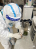 藏百年医用一次性隔离衣连脚式胶条款连体全身防护工业防尘孕妇服含脚套 实拍图