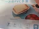 乌斯京一次性手套PVC手套100只中码食品级实验美容清洁烘焙餐饮厨房手套 实拍图