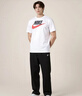 耐克(NIKE)男短袖T恤 纯棉 运动休闲 舒适百搭 AR5005-100 白色XL 实拍图