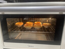 美的（Midea）35L家用多功能烘焙电烤箱 双层玻璃门/精准控温/热风烘烤/搪瓷内胆 PT3530W-D 实拍图