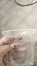 心织 食品自封袋100只  8号17*24cm加厚保鲜密封袋 口罩收纳袋 防水PE透明封口袋密实袋包装袋 实拍图