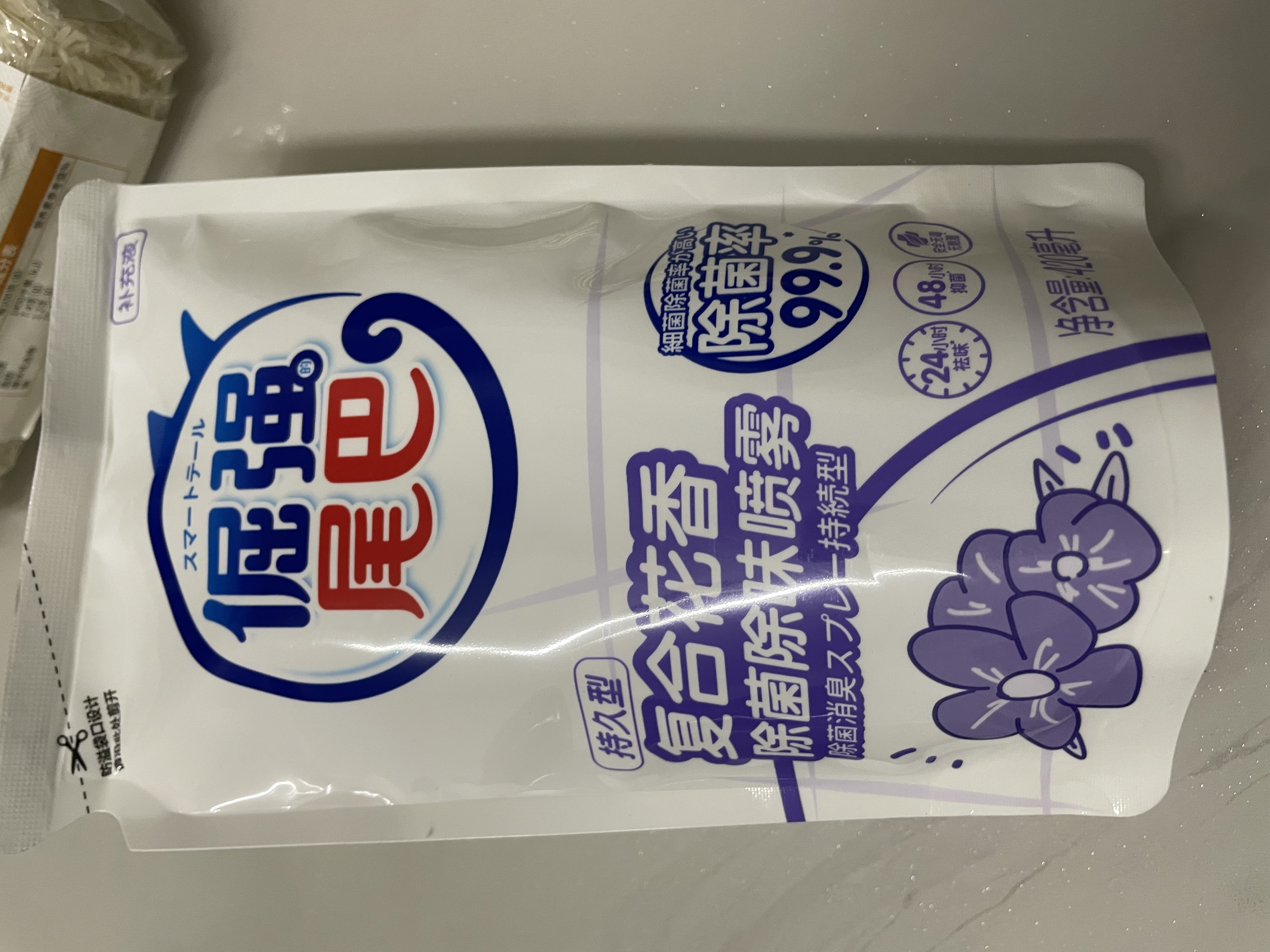 倔强尾巴宠物除臭喷雾 清淡花香除臭剂补充袋装420ml*1袋 持久祛味杀菌 实拍图