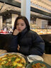 花田衣亩羽绒服女2024新款冬季oversize加厚面包服宽松简约外套90%白鸭绒 黑色 90%鸭绒慵懒风 S#推荐体重（90-110斤） 实拍图