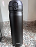 膳魔师（THERMOS）保温杯500ml男女士儿童水杯子伴手礼生日礼物JNL-502黑色 实拍图