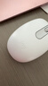 罗技（Logitech）M196 无线蓝牙鼠标 办公鼠标 笔记本商务办公家用 小巧便携 对称手型 珍珠白 实拍图