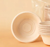 京东京造 一次性碗盘餐盘餐具 食品级烧烤露营甘蔗浆纸碗500ml【50只】 实拍图