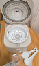美的（Midea）小碧玉电饭煲2-3人3升0氟陶瓷白玉内胆家用电煮锅煲汤煮粥智能预约多功能一锅多用微压电饭锅RE360 实拍图