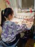 满满希望儿童学习桌椅套装可升降中小学生家用写字书桌3到18岁课桌免安装 90%妈妈选择 原木色 店长推荐 80*50*76 实拍图