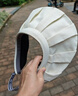 蕉下（beneunder）遮阳帽子女黑胶贝壳防晒帽男太阳帽便携空顶帽大帽檐全脸遮阳 蓝 实拍图