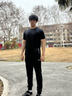安踏速干裤男士运动裤子夏季轻薄款2026新款冰丝休闲宽松束脚跑步长裤 【拉链口袋-速干防晒收口】基础黑-2 XL /(180)适合150-160斤 实拍图