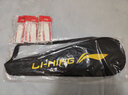 李宁（LI-NING）羽毛球拍雷霆小钢炮全碳素进攻型超轻高磅单拍白色6U 已穿线 实拍图