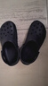 卡骆驰（CROCS）檀健次同款经典洞洞鞋轻便百搭女沙滩鞋包头拖鞋男鞋|10001 深蓝-410(含智必星) 39 (240mm) 实拍图