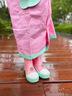 柠檬宝宝儿童雨鞋高筒女童男孩防水防滑橡胶雨靴学生水鞋 粉色蛋糕 34 实拍图