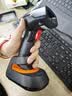 海康威视扫码枪 无线蓝牙工业扫描枪 快递商超收银物流仓库零售盘点出入库高密扫描器DS-MSH100系列 带底座 实拍图