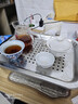 金灶（KAMJOVE） 玻璃茶漏茶斗 茶滤网过滤器耐高温玻璃滤茶器功夫茶具配件GO-08 套组 实拍图