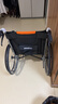 鱼跃 (yuwell)手动轮椅车H062折叠老人轻便免充气铝合金旅行手推代步 实拍图