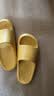 朴西香蕉船凉拖鞋女士浴室不易滑居家室内四季情侣拖鞋男 黄色 37-38 实拍图