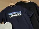 巴塔哥尼亚（Patagonia）男女情侣款通勤P-6 Logo混纺棉休闲潮流户外透气短袖T恤 38504 BLK黑色 S 164/175(CM)  60/69(KG) 实拍图