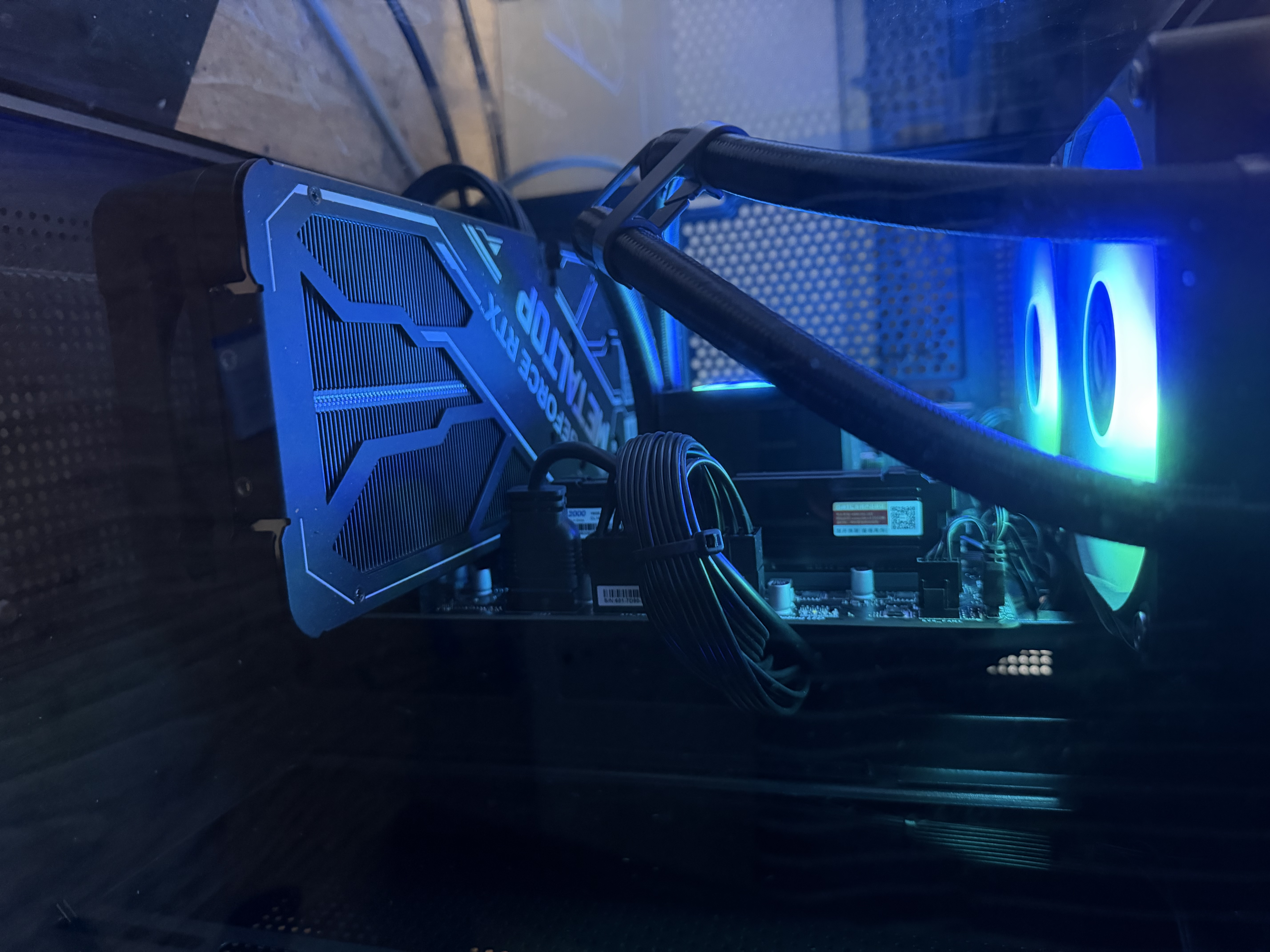 影驰全家桶海景房i5 12600KF/14600KF/RTX5060/5060Ti设计直播游戏电竞三角洲组装电脑DIY组装机台式机 配置七 14600KF+5060 林树推荐 实拍图