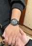 卡西欧（CASIO）商务休闲日韩手表男士太阳能闹钟防水钢带皮带石英腕表送男友礼物 EFS-S510L-1A太阳能+蓝宝石镜面 实拍图