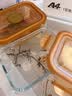 泰福高（TAFUCO）玻璃保鲜盒食品级冰箱收纳盒可微波炉加热饭盒上班族带饭餐盒 【两件套】370毫升+370毫升 实拍图