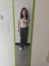 森马（Semir）短袖t恤女短款修身圆领内搭26夏凉感收腰V领上衣辣妹109326100003 实拍图