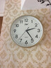 康巴丝（Compas）挂钟客厅 12英寸简约静音客厅石英钟表挂墙时钟 C2866 金色30.5cm 实拍图