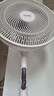 美的（Midea）【飓风节能】七叶柔风立式电风扇/家用轻音落地扇/台式小型风扇/大风力遥控定时摇头风扇 SAH35BSJ 实拍图