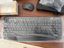 罗技（Logitech）MK346P(同MK345外观） 无线键鼠套装 办公商用键盘鼠标套装 全尺寸键盘104键 数字小键盘 便携黑色 实拍图