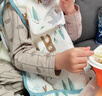 贝肽斯儿童画画罩衣防水围裙幼儿园美术绘画护衣宝宝吃饭围兜绿屿森林XL 实拍图