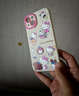 英恺达 适用苹果13手机壳iphone13保护套全包防摔男女款创意保护壳爱心纹粉 实拍图