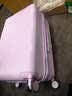 不莱玫行李箱女拉杆箱男旅行箱大容量学生托运密码箱子22英寸plus 紫色 实拍图