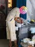 欧迪芬女士睡衣女100%棉抑菌防螨纯棉短袖可外穿家居服套装星空杏XL 实拍图
