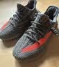 阿迪达斯Yeezy350椰子透气青少年学生灰橙运动鞋  36 实拍图