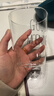 JAJALIN简约玻璃漱口杯牙刷杯洗漱杯情侣杯创意无印透明刷牙杯 单个装 实拍图