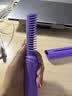 无线直发梳【戴森平替】负离子便携蓬松神器温控直卷两用男女通用内扣高颅顶不伤发便携礼物 紫色 30mm 【旗舰款】蓬松高颅顶+防烫设计 实拍图