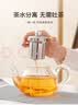 金镶玉茶壶办公茶具泡茶耐热防爆玻璃家用大容量过滤 如意壶500ml 实拍图