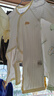 贝瑞加（Babyprints）婴儿连体衣2件装纯棉宝宝衣服新生儿柔软内衣透气爬服薄款 黄59 实拍图
