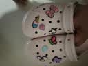 卡骆驰（CROCS）贝雅云彩女士洞洞鞋户外休闲鞋|208186 裸粉-6PI(含智必星) 39 (250mm) 实拍图